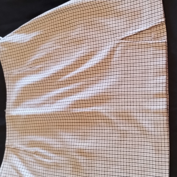 Express Bleus Skirt Plaid Color:White, Blue & Grey Size:9/10 poly/Cotton/spandex - Picture 11 of 11